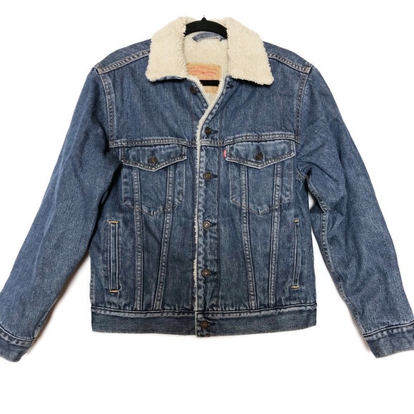 Levi's Other - Levi’s Men’s Jean Jacket Sherpa Lining Size Small